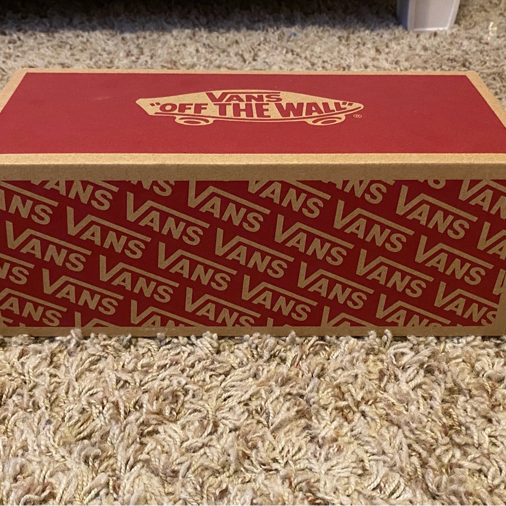 COPY - White vans slip ons, size womens 8